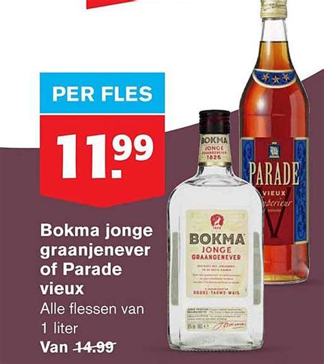 Bokma Jonge Graanjenever Of Parade Vieux Aanbieding Bij Hoogvliet