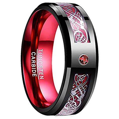 Nuncad Male Ring Tungsten Ring Celtic Dragon For In Pakistan Wellshoppk