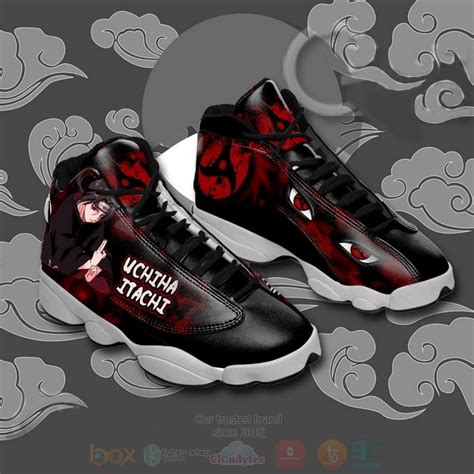 Fashion Itachi Sharingan Eyes Naruto Anime Air Jordan 13 Retro Shoes