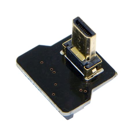 Cyfpv 90 Degree Down Angled Micro Hdmi Type D Male Connector For Fpv