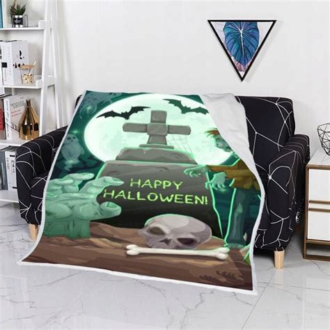 Koce Kreskówki ważony rzut na łóżko Halloween One wbdnk Cena