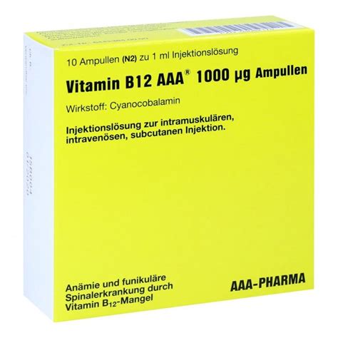 Vitamin B Aaa My G Ampullen X Ml