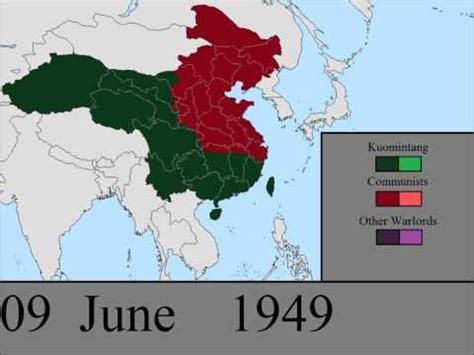 Map of The Chinese Civil War Part II: 1946-1950 : ChineseHistory