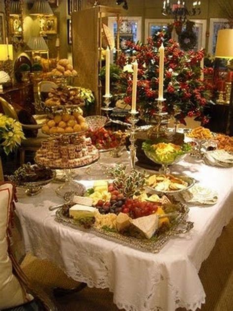 Vitamin Ha Christmas Tablescape Ideas Pics Christmas Buffet