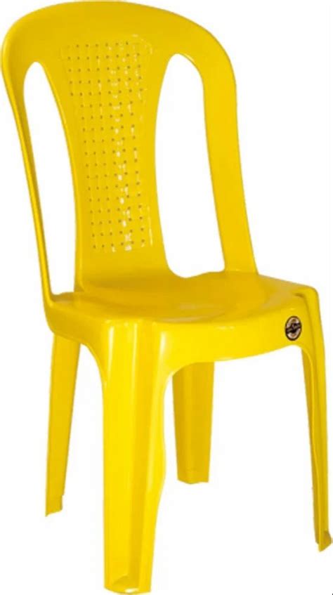 Yellow Pvc Chair With Armrest At ₹ 390piece In Rajkot Id 2853770603033