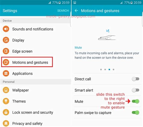 Inside Galaxy Samsung Galaxy S Edge How To Enable And Use Mute By