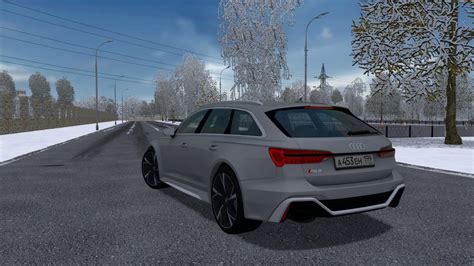 City Car Driving Audi RS6 Avant 2021 Winter Driving YouTube