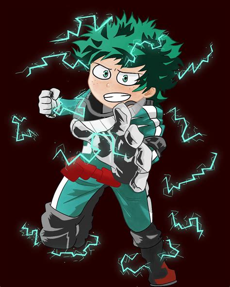 I Drew Deku For My First Digital Art Rbokunoheroacademia