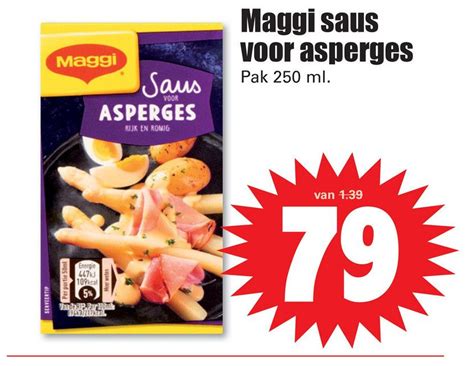 Maggi Saus Voor Asperges Aanbieding Bij Dirk