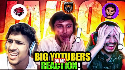 Big Youtubers Reaction On My Gameplay😱 Blackshoutgaming Shadowop