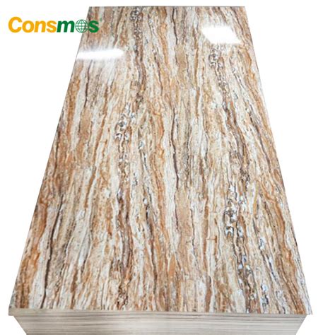 Mm Fireproof Waterproof Uv Pvc Marble Sheet China Pvc Marble