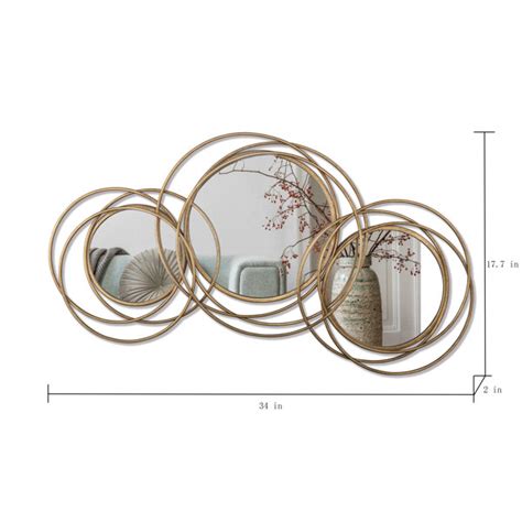 Mercer Genean Round Metal Wall Mirror Wayfair