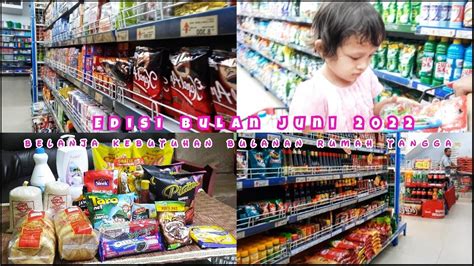 Silent Vlog Belanja Bulanan Edisi Juni Grocery Shopping