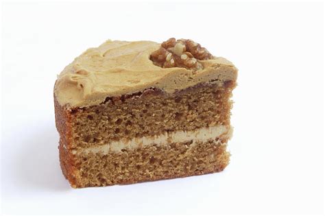 Slice Of Coffee And Walnut Cake by Rosemary Calvert