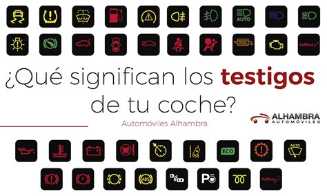 ¿qué Significan Los Testigos De Tu Coche Automóviles Alhambra