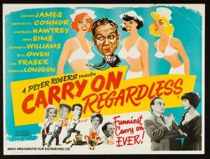 CARRY ON REGARDLESS (1961) Original Vintage UK Quad Film Poster ...