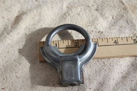 Vintage Gas Pump Lock Round Padlock Without Key Sterling Minneapolis