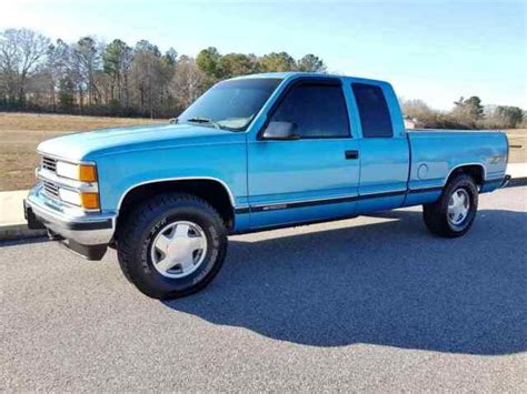 1994 Chevrolet K1500 Silverado Z71 4x4 Rare 5 Speed Manual Ext Cab For Sale Photos