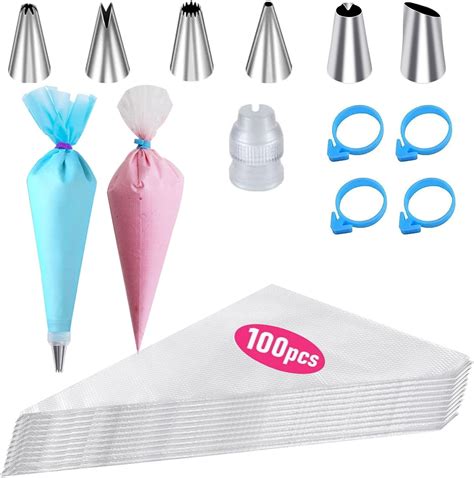 Amazon Piping Bags And Tips Set Cake Decorating Kit With 100