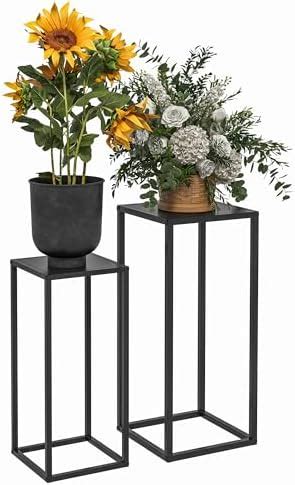 Outsunny Lot De Supports Pot De Fleurs Supports Pour Plantes