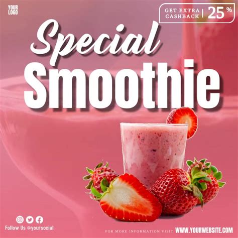 Copy Of Special Smoothie Postermywall