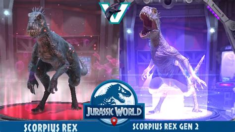 Unlocking Scorpius Rex A White Scorpius Rex Gen2 At Lv20 Jurassic World Alive Ep47 Youtube