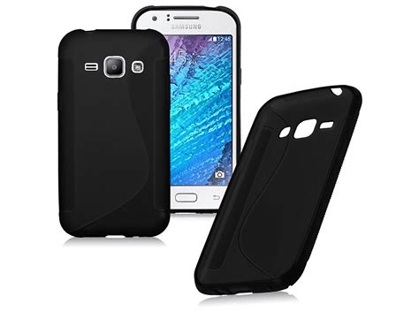 CASEONLINE S Line Schwarz Backcover Samsung Galaxy J1 Multicolor