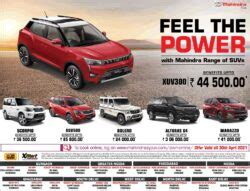 Mahindra Cars Newspaper Advertisement Collection Advert Gallery