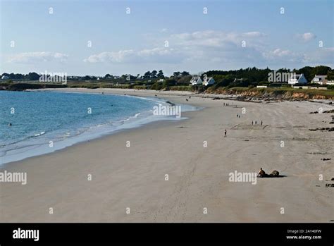 Plage De Kersidan Near Pointe De Trevignon Tregunc Finistere