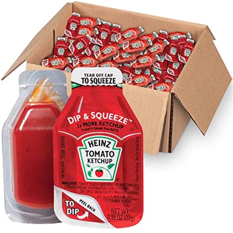 Ketchups Heinzs Best Ketchups Dip And Squeeze