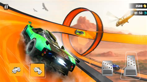 Race Car Driving Crash Game Impossible Mega Ramp Extreme Car Stunts