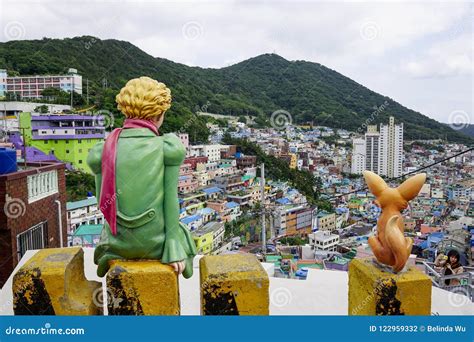 Gamcheon Culture Village Scene Located In Busan City Of South