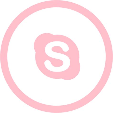 Pink Skype Icon 409923 Free Icons Library