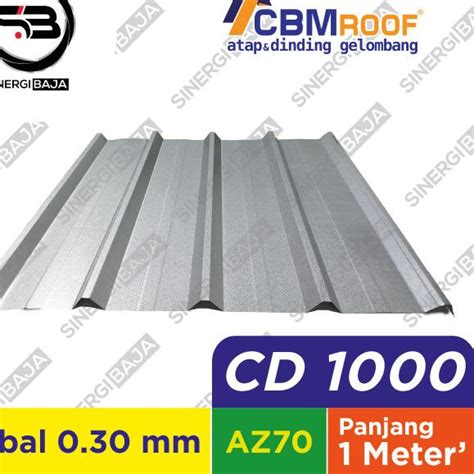 Jual Cbmroof Cd Atap Galvalume Zincalume Spandek Tebal Mm