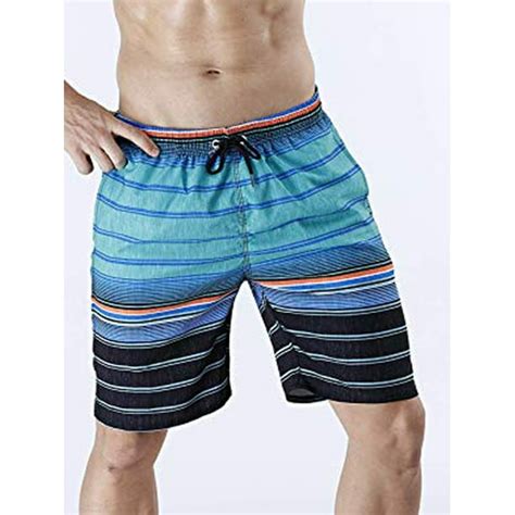 Lelinta Mens Swim Trunks Board Shorts Bathing Suits Elastic Waist