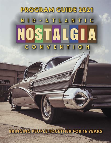 Program For Mid Atlantic Nostalgia Convention Duffin Creative