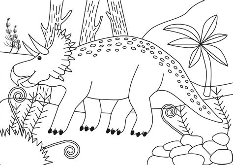 Desenhos De Triceratops 3 Para Colorir E Imprimir ColorirOnline