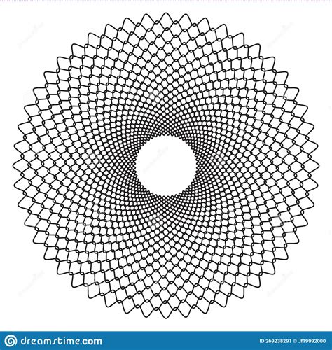 Simple Circle Pattern Vector Illustration Stock Vector Illustration