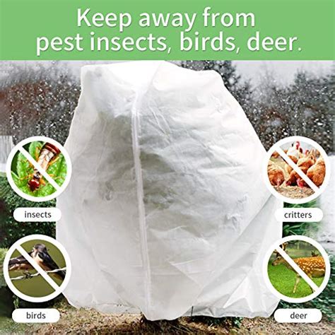 REMIAWY Plant Covers Freeze Protection Frost Blanket For Plants Tree