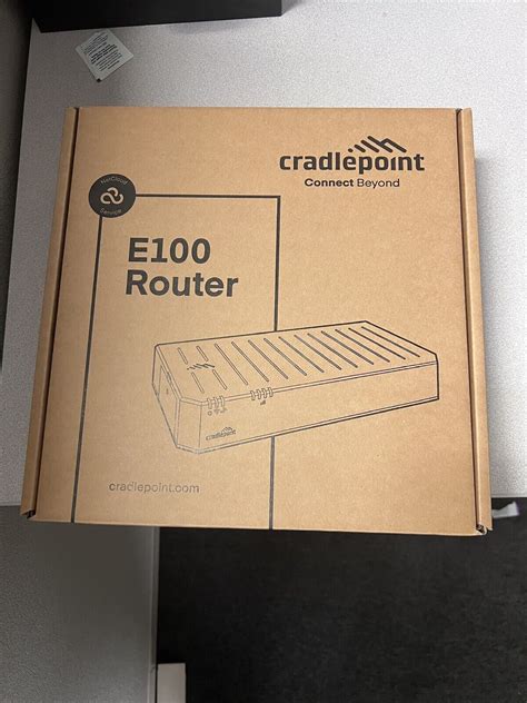 Cradlepoint E100 Series Enterprise Router Open Box Unused Lte