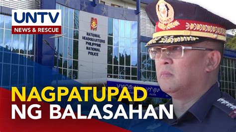 PNP Chief Azurin Nagpatupad Ng Balasahan Ilang Araw Bago Magretiro Sa