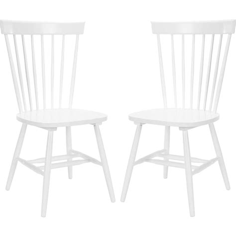 Paula Spindle Dining Chair White (Set of 2) - Froy.com