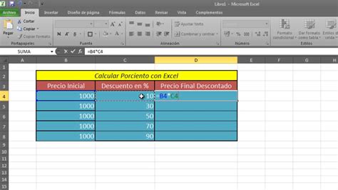 Como Calcular Porcentaje Con Excel Calcular Por Ciento En Excel Muy Fácil Y Rápido Youtube