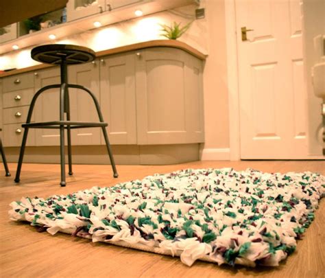 Fluffy Firesidebedroom Rag Rug Shaggy Recycled Multicoloured
