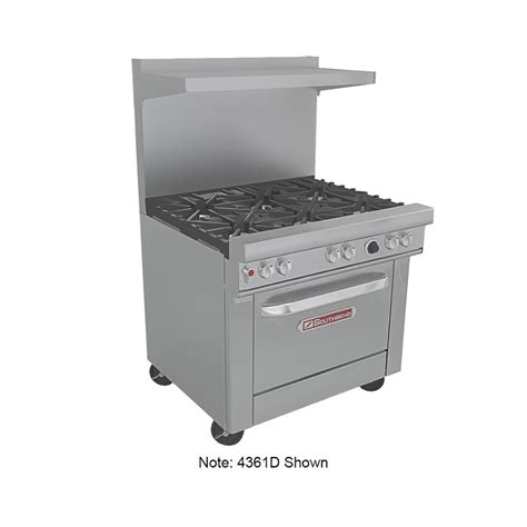 Southbend D Cl Burner Gas Range W Charbroiler Standard