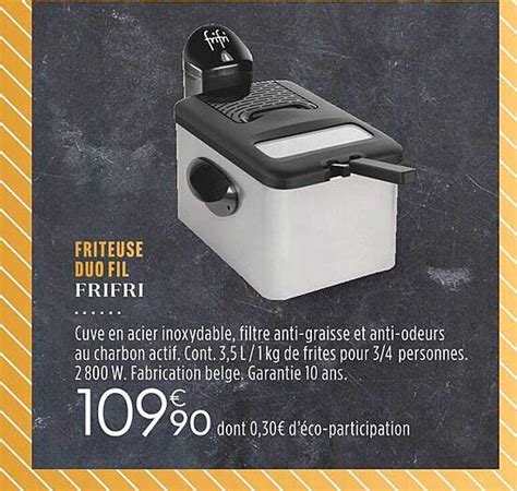 Promo Friteuse Duo Fil Frifri Chez Culinarion Icatalogue Fr