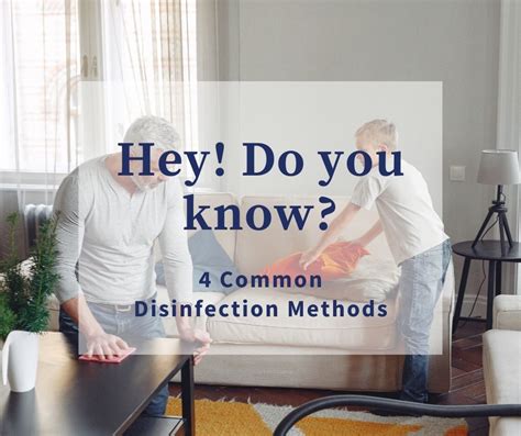 4 Common Disinfection Methods – Lexuma