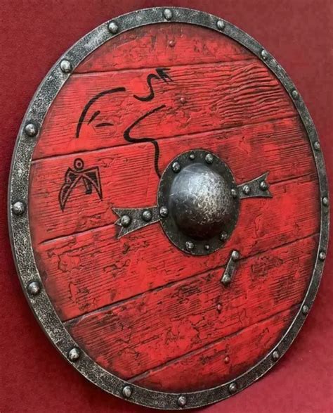 Medieval Ragnar Lothbrok Authentic Battleworn Viking Shield £132 99