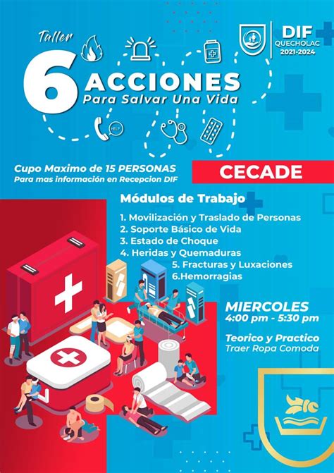 Abren Taller De 6 Acciones Para Salvar Una Vida Municipio Quecholac