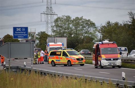 A5 Bei Schwetzingen Zeitweise Wegen Autounfall Gesperrt